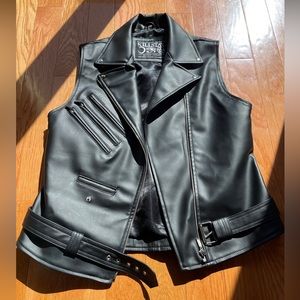 Killstar Core Leather Vest - L